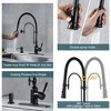 WOWOW Single Handle Pull Down Spring Kitchen Faucet with Soap Dispenser - 4 of 4