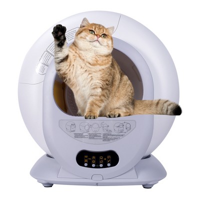 JUJABU Automatic Scooping and Odor Removal Self-Cleaning Cat Litter Box