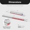 BalanceFrom 8 Foot Folding Balance Gymnastics Beam with Anti Slip Bottom and Carrying Handles for Rehabilitation, Recovery, and Gymnasts, Star Stripe - 4 of 4