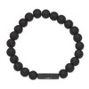 Black Bow Jewelry 8.5mm BP Stainless Steel Enamel Medical I.D. Bead Stretch Bracelet - 2 of 4