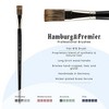 Creative Mark Hamburg Premiere Professional Oil Painting Brushes - Flat Oil Paint Brush - Handmade in Germany, Natural & Synthetic Hair Blend, Long - 2 of 4