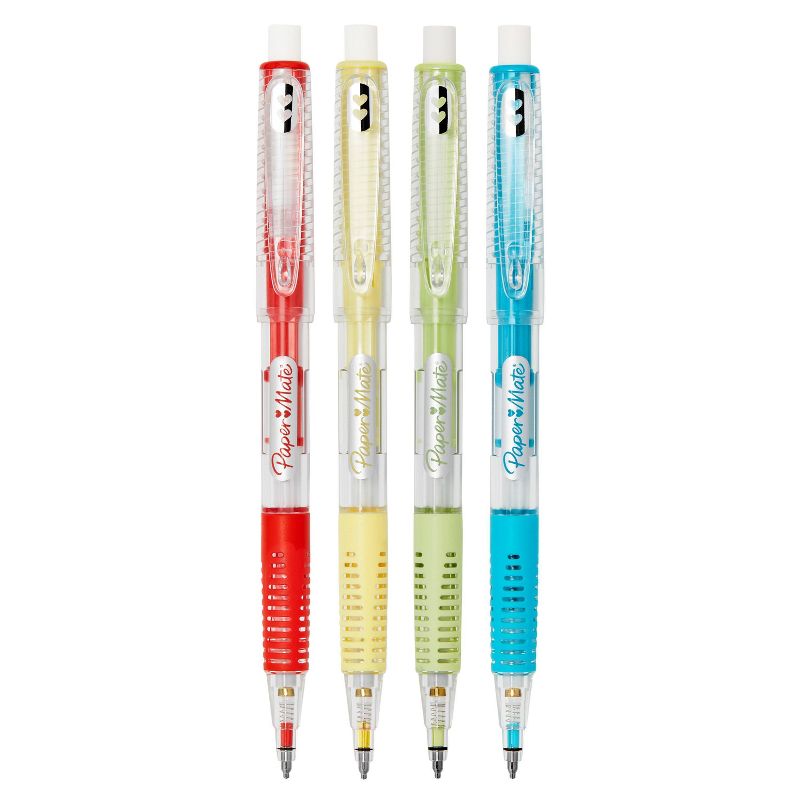 Paper Mate Clear Point 4pk #2 Mechanical Pencils 0.7mm Multicolored, 2 of 8