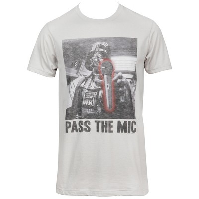 Mens Star Wars Darth Vader Pass The Mic Junk Food T-Shirt