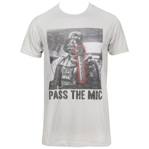 Mens Star Wars Darth Vader Pass The Mic Junk Food T-Shirt - 1 of 2