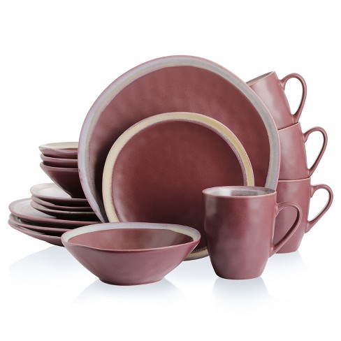 Farmhouse & Rustic Microwave Safe Dinnerware Sets & Place Settings