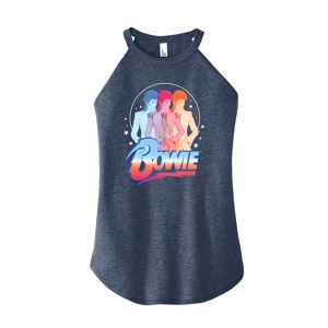 Women's - David Bowie - Bowie 3D Graphic High Neck Tank - 1 of 3