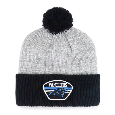 NFL Carolina Panthers Men's Badge Knit Beanie - Gray