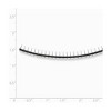 Black Bow Jewelry 4mm Rhodium Plated Sterling Silver Cubetto Chain Necklace, 16-18 Inch - 2 of 4