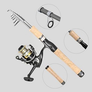 Nattork 2PCS Fishing Pole Combo - 1 of 2