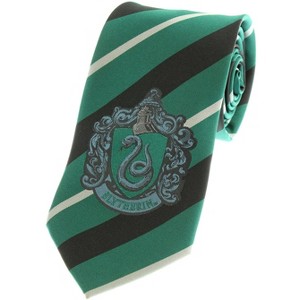 Premium Harry Potter Tie Striped House Crest Necktie Neckwear Cosplay Costume Wizarding World - 1 of 3