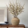 LuxenHome Terracotta 10" Round Vase with Natural Earth Tones, Accent for Farmhouse or Boho Interiors Brown - 3 of 4
