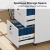 Karl Home 2-Drawer White MDF 15.75in. W Vertical File Cabinet - 2 of 4