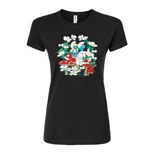 Women's - Smurfs - Nature Fitted Graphic T-Shirt - 1 of 2