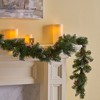 2 Pack Pre-lit 9FT Christmas Garland W/15 Red Berries & Pine Cones, 50 Warm White LED Lights, 180 Tips, Artificial Pine Garland, Christmas Collection - 3 of 4