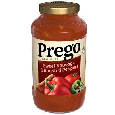 Prego Sweet Sausage & Roasted Peppers - 23.5oz