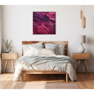 Kate & Laurel All Things Decor 30"x30" Sylvie Tonal Framed Canvas by The Creative Bunch Studio