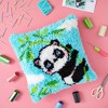 Bright Creations 5-Piece Panda Latch Rug Hooking Kits for Adults Kids Beginners, DIY Crafts, 15.7 x 15.7 inches - 2 of 4