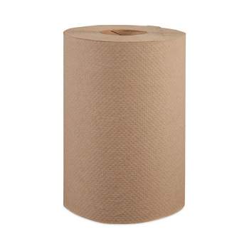 Windsoft Hardwound Roll Towels, 1-Ply, 8" x 350 ft, Natural, 12 Rolls/Carton