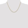 Black Bow Jewelry 1.7mm 10k Yellow Gold Polished Singapore Chain Necklace - 2 of 4