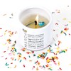 Pavilion Gift Company - March 11 oz Wax Reveal Candle Soy Wax Birthstone Candle Jasmine Scented Crystal Inside, Birthday Gifts - 2 of 4