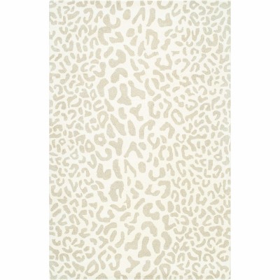 Hauteloom Adaya Leopard Print Wool Rug
