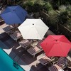 Yescom 7.5 Ft Outdoor Patio Umbrella with Tilt Strap UV Sunshade Garden Parasol for Yard Deck Market Pool - 2 of 4