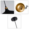 HOMLUX Modern Pendant Light Kitchen Island Chandelier Bulb Not Included,Black - 3 of 4