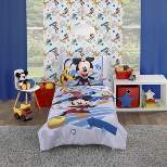 Toddler Mickey Mouse Reversible Bedding Set