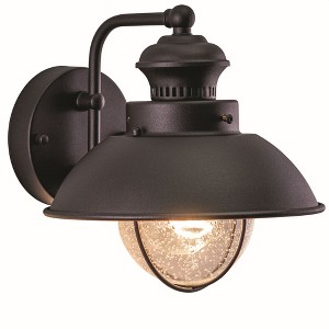 Vaxcel Harwich 1 - Light Sconce in  Textured Black - 1 of 4
