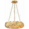 Crystorama Lighting Broche 6 - Light Chandelier in  Antique Gold - 3 of 4
