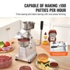VEVOR Commercial Burger Patty Maker, 100mm/4inch Hamburger Beef Patty Maker, Heavy Duty Food-Grade Stainless Steel Bowl Burger Press Machine - 3 of 4
