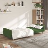vidaXL 2-Seater Sofa Bed Dark Green Velvet - 3 of 4