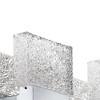 C Cattleya 4-Light 32.25-in Stainless Steel Integrated LED Art Glass shade Vanity Light - 3 of 4