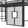 NicBex Twin Size Loft Bed Metal Bed Frame with Iron Mesh, Storage Stairs and Full Length Guardrail, Space Saving, No Box Spring Required - 4 of 4