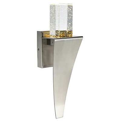 CWI Lighting Catania LED Integrated Satin Nickel Wall Light