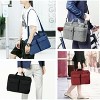 MaseiKar 17-17.3 inch Slim Laptop Bag, Computer Carrying Case with Shoulder Strap, Notebook Handbag Cover for Fits Acer Asus Lenovo HP Toshiba Black - 2 of 4