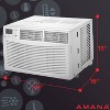 Amana 6000 BTU Window Mounted Air Conditioner and Dehumidifier: Programmable Timer, Remote, 3 Speeds, 200-500 sq. ft. - image 4 of 4