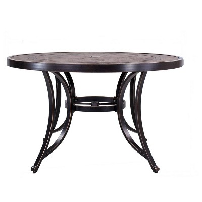 48 round outdoor on sale dining table