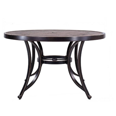 48 in round outdoor shop table