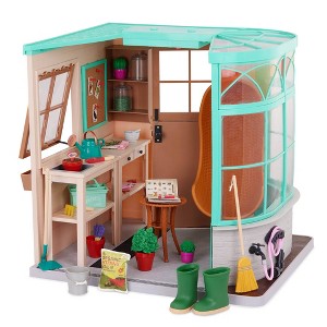 Our Generation Room to Grow Greenhouse Accessory Set for 18" Dolls - 1 of 4