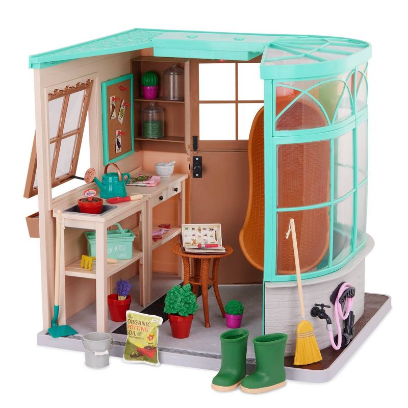 Our Generation Room to Grow Greenhouse Accessory Set for 18&#34; Dolls, 1 of 13