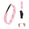 Unique Bargains Non Slip Tie-dye Headband Pink Yellow 1 Pc - 3 of 4