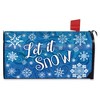 Briarwood Lane Winter Mailbox Cover  - Standard Size - Let It Snow Snowflakes For Winter Mailbox Cover - 3 of 3