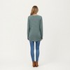 Anna-Kaci Women's Long Sleeve Crew Neck Top with Relaxed Fit and Soft Knit Fabric - 2 of 4