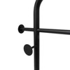 YIYIBYUS Black Clothing Racks with Shelf, Heavy Duty Free-Standing Metal Garment Rack for Hanging Clothes, Modern Coat Rack Entryway - 4 of 4