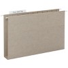 Smead TUFF  Hanging Box Bottom Folder with Easy Slide  Tab, 2" Expansion, Legal Size, Steel Gray, 18 Per Box (64340) - 3 of 4