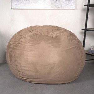 CAVINAS Comfy Bean Bag Chair, Microfiber Cloud Couch with High-Density Shredded Foam and Removable Cover for Reading, Resting, Watching TV - 1 of 4