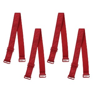 Allegra K Women's Stretchable Shoulder Bra Straps Adjustable Elastic Straps 2 Pairs - 1 of 4
