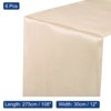 Unique Bargains Banquet Party Satin Fabric Smooth Soft Shiny Table Runner 12 x 108 Inch 6 Pcs - 2 of 4