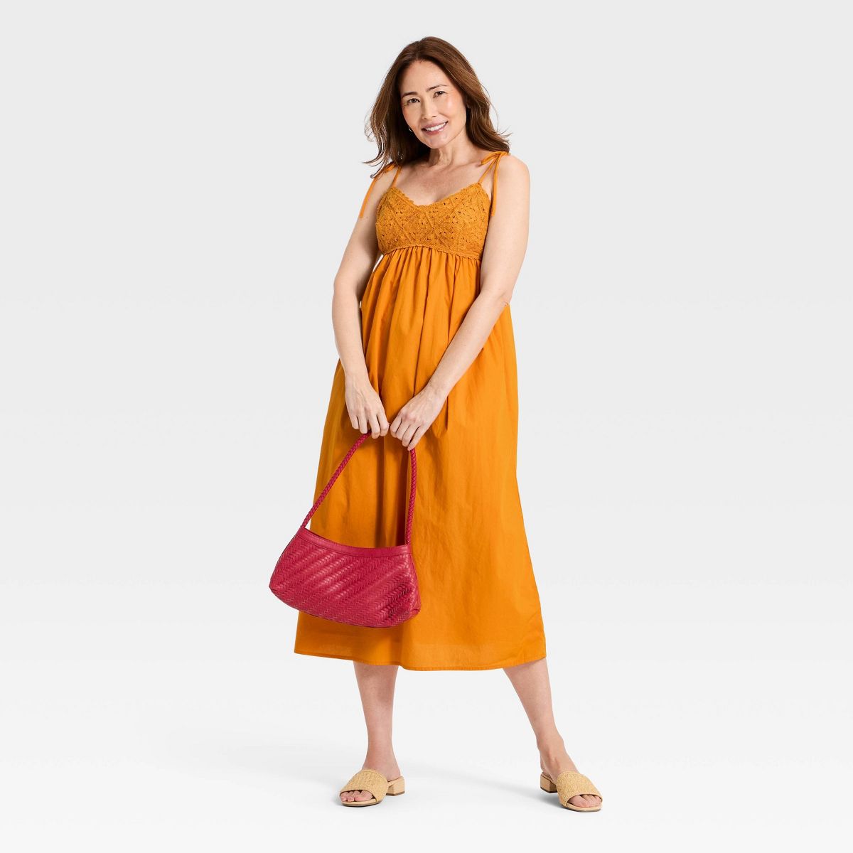 Women's Crochet Maxi Sundress - A New Day™ - thumbnail 9